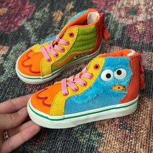 Sesame Street vans 
Toddler 5.5 
Like new only worn once